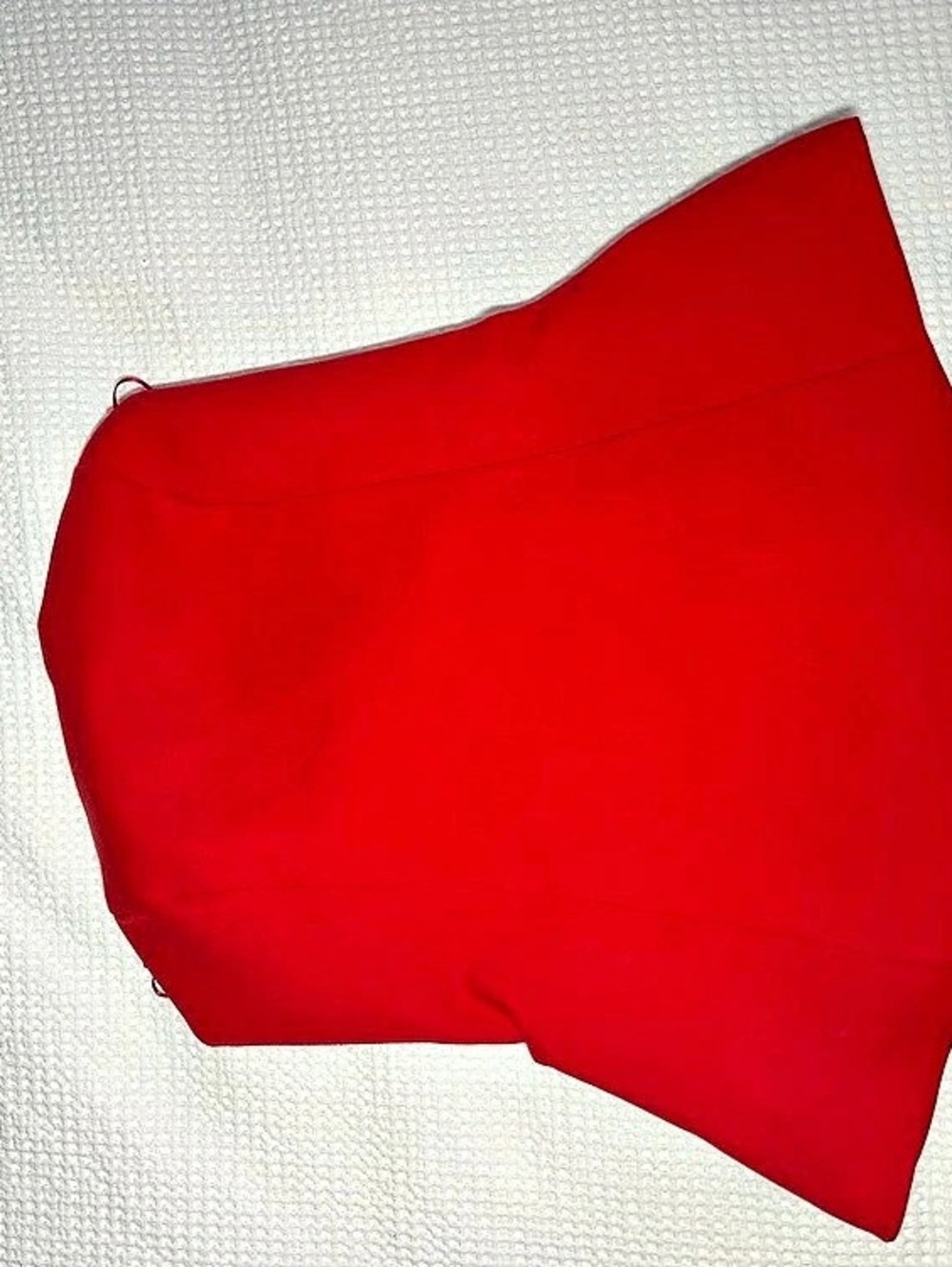 Red strapless going out top,  Like New